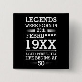 Im Datumsmonatsalter waren benutzerdefinierte Lege Button (Vorderseite)