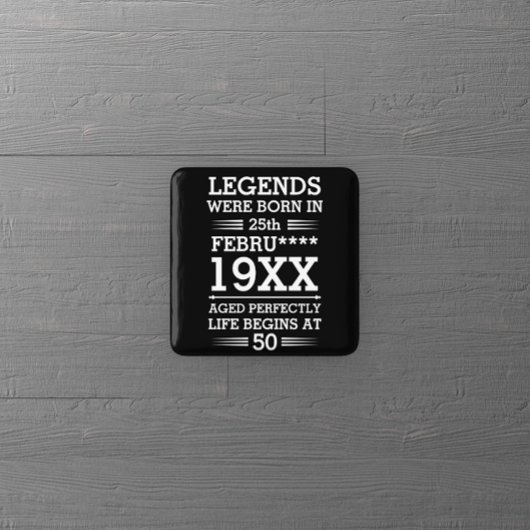 Im Datumsmonatsalter waren benutzerdefinierte Lege Button