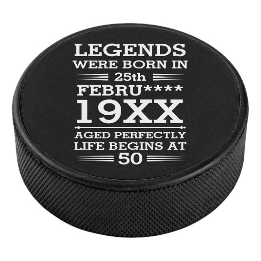 Im Datumsmonatsalter waren benutzerdefinierte Lege Eishockey Puck (3/4)