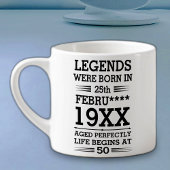 Im Datumsmonatsalter waren benutzerdefinierte Lege Espressotasse