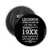 Im Datumsmonatsalter waren benutzerdefinierte Lege Flaschenöffner (Vorderseite)