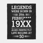 Im Datumsmonatsalter waren benutzerdefinierte Lege Fleecedecke (Vorderseite)