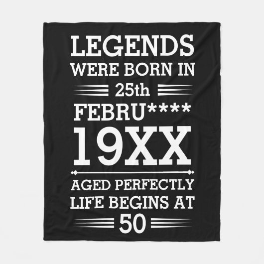 Im Datumsmonatsalter waren benutzerdefinierte Lege Fleecedecke (Vorderseite)