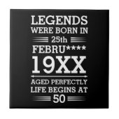 Im Datumsmonatsalter waren benutzerdefinierte Lege Fliese (Vorderseite)