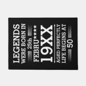 Im Datumsmonatsalter waren benutzerdefinierte Lege Fußmatte (Vorderseite)