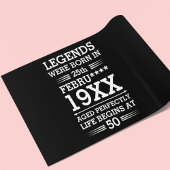 Im Datumsmonatsalter waren benutzerdefinierte Lege Geschenkpapier