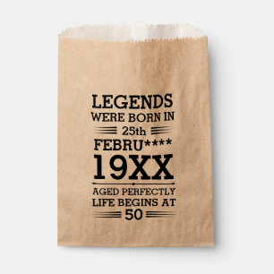 Im Datumsmonatsalter waren benutzerdefinierte Lege Geschenktütchen