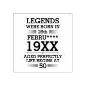 Im Datumsmonatsalter waren benutzerdefinierte Lege Gummistempel (Prägung)