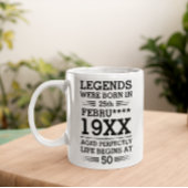 Im Datumsmonatsalter waren benutzerdefinierte Lege Kaffeetasse