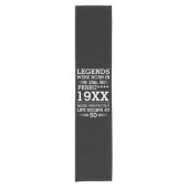 Im Datumsmonatsalter waren benutzerdefinierte Lege Kurzer Tischläufer (Vorderseite)