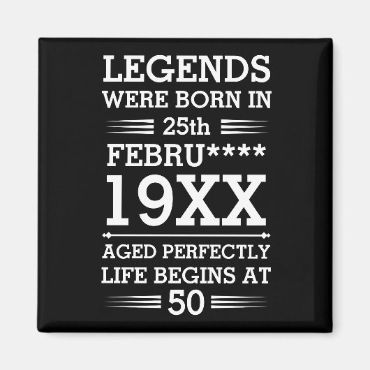 Im Datumsmonatsalter waren benutzerdefinierte Lege Magnet (Vorne)