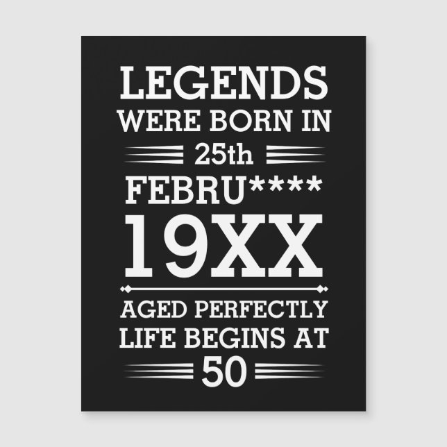 Im Datumsmonatsalter waren benutzerdefinierte Lege Magnetkarte (Vorderseite)