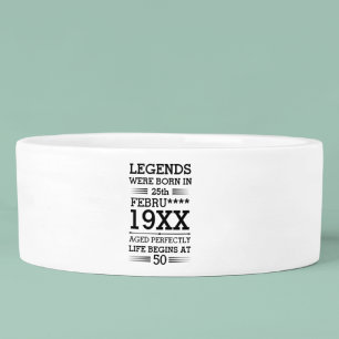 Im Datumsmonatsalter waren benutzerdefinierte Lege Napf