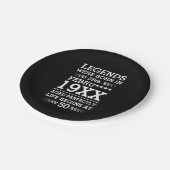 Im Datumsmonatsalter waren benutzerdefinierte Lege Pappteller (Schrägansicht)