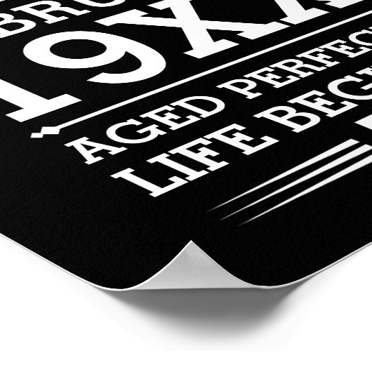 Im Datumsmonatsalter waren benutzerdefinierte Lege Poster (Ecke)