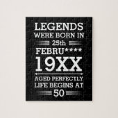 Im Datumsmonatsalter waren benutzerdefinierte Lege Puzzle (Vertikal)