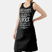 Im Datumsmonatsalter waren benutzerdefinierte Lege Schürze (InSitu)