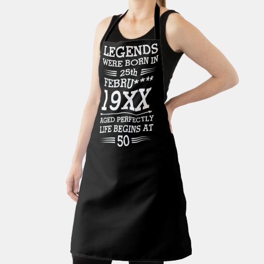 Im Datumsmonatsalter waren benutzerdefinierte Lege Schürze (InSitu)