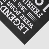 Im Datumsmonatsalter waren benutzerdefinierte Lege Seidenpapier (Ausschnitt)