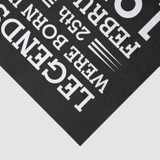 Im Datumsmonatsalter waren benutzerdefinierte Lege Seidenpapier (Ausschnitt)