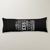 Im Datumsmonatsalter waren benutzerdefinierte Lege Seitenschläferkissen (Rückseite)