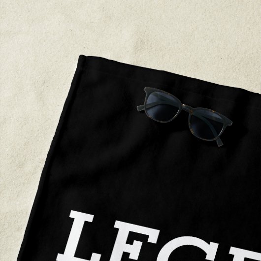 Im Datumsmonatsalter waren benutzerdefinierte Lege Strandtuch (Beispiel)