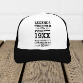 Im Datumsmonatsalter waren benutzerdefinierte Lege Truckerkappe