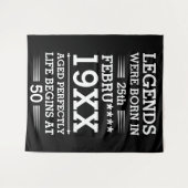 Im Datumsmonatsalter waren benutzerdefinierte Lege Wandteppich (Vorderseite (Horizontal))