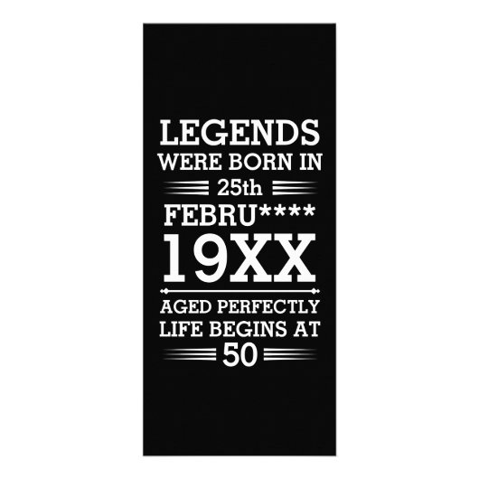 Im Datumsmonatsalter waren benutzerdefinierte Lege Werbekarte (Vorne)