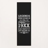 Im Datumsmonatsalter waren benutzerdefinierte Lege Yogamatte (Vorderseite)