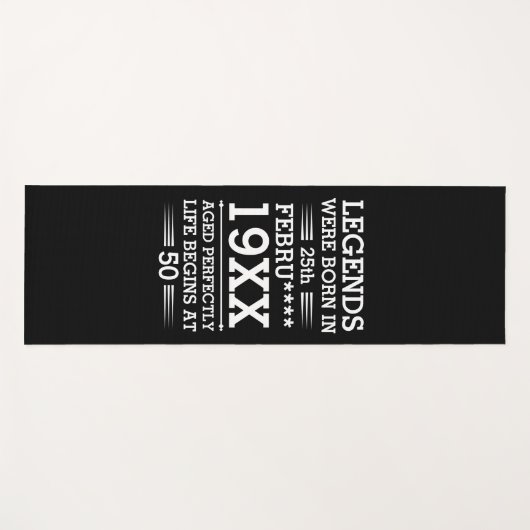 Im Datumsmonatsalter waren benutzerdefinierte Lege Yogamatte (Vorderseite (Horizontal))