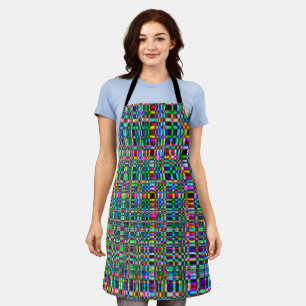 Im Dazzle Tartan Kariert verloren, nahtlos, Muster Schürze