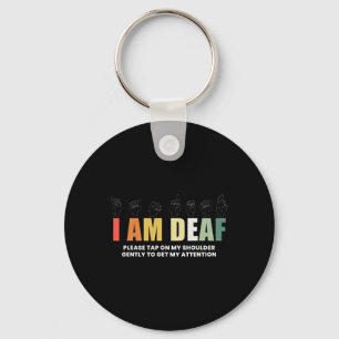 Im Deaf Deaf-Mute Gebärdensprache Schlüsselanhänger
