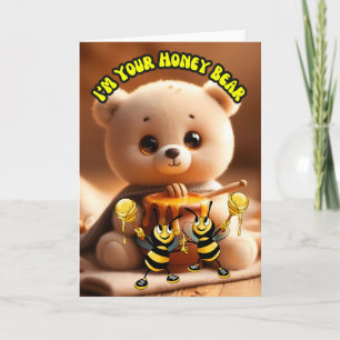 IM dein Honey Bear Baby Feiertagskarte