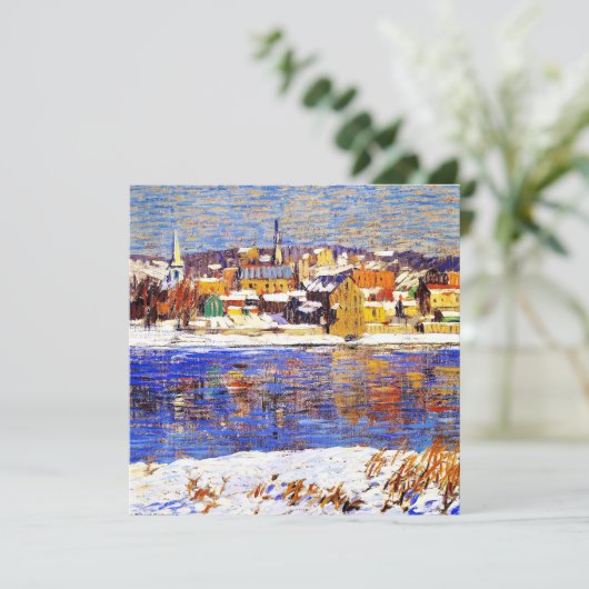 Im Delaware, Gemälde von Robert Spencer Karte (Stehend Vorderseite)