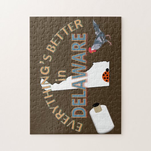 Im Delaware-Puzzle ist alles besser Puzzle (Vertikal)