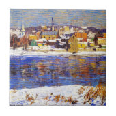 Im Delaware (von Robert Spencer) Fliese (Vorderseite)