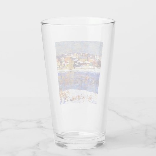 Im Delaware (von Robert Spencer) Glas (Rückseite)