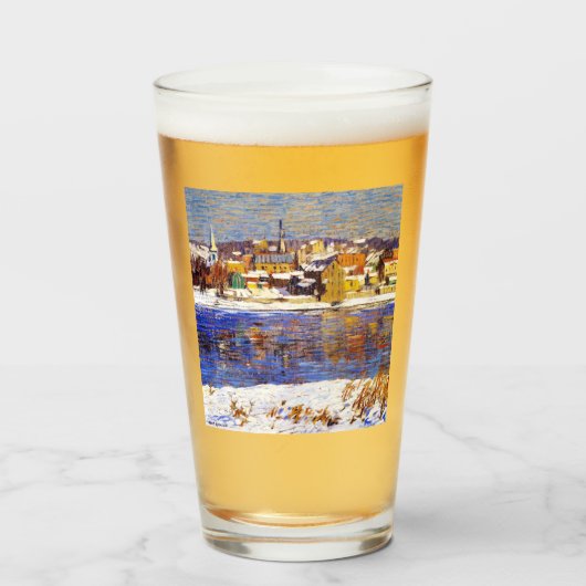 Im Delaware (von Robert Spencer) Glas (Vorne (Gefüllt))