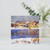 Im Delaware (von Robert Spencer) Karte (Stehend Vorderseite)