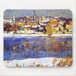 Im Delaware (von Robert Spencer) Mousepad
