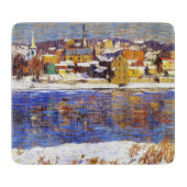 Im Delaware (von Robert Spencer) Schneidebrett (Vorderseite)