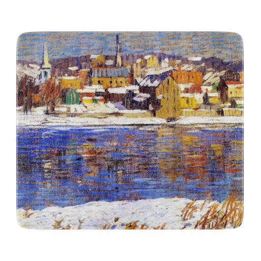 Im Delaware (von Robert Spencer) Schneidebrett (Vorderseite)