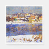 Im Delaware (von Robert Spencer) Serviette (Vorderseite)