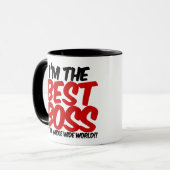im der beste Chef in der ganzen weiten Welt Tasse (Vorderseite Links)