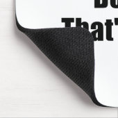 Im der Chef deshalb Mousepad (Ecke)