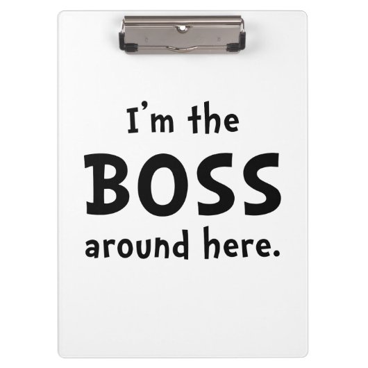 Im der Chef Klemmbrett (Vorderseite)