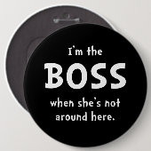 Im der Chef Shes nicht herum Button (Vorne & Hinten)