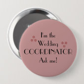 Im der Hochzeits-Koordinator Button (Vorne & Hinten)