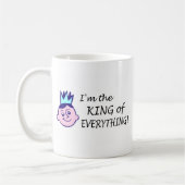 Im der König Of Everything Kaffeetasse (Links)